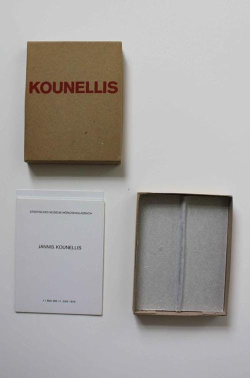 Jannis Kounellis (1936-2017)