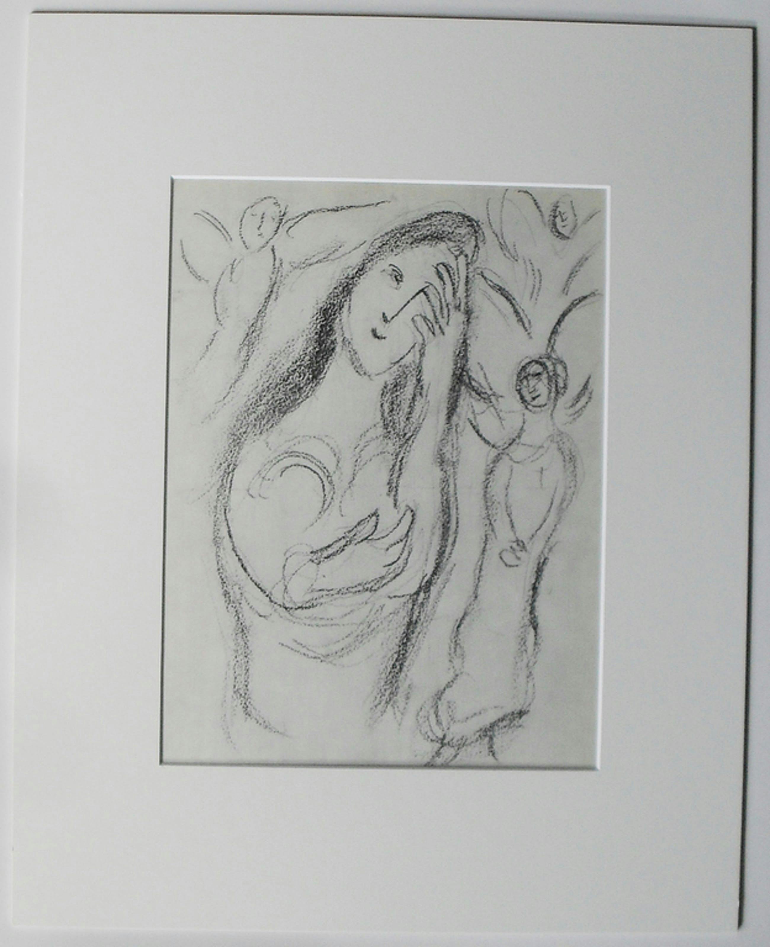 Marc Chagall -Sara et les Anges - Heliogravure van Draeger Paris 1960 kopen? Bied vanaf 28!