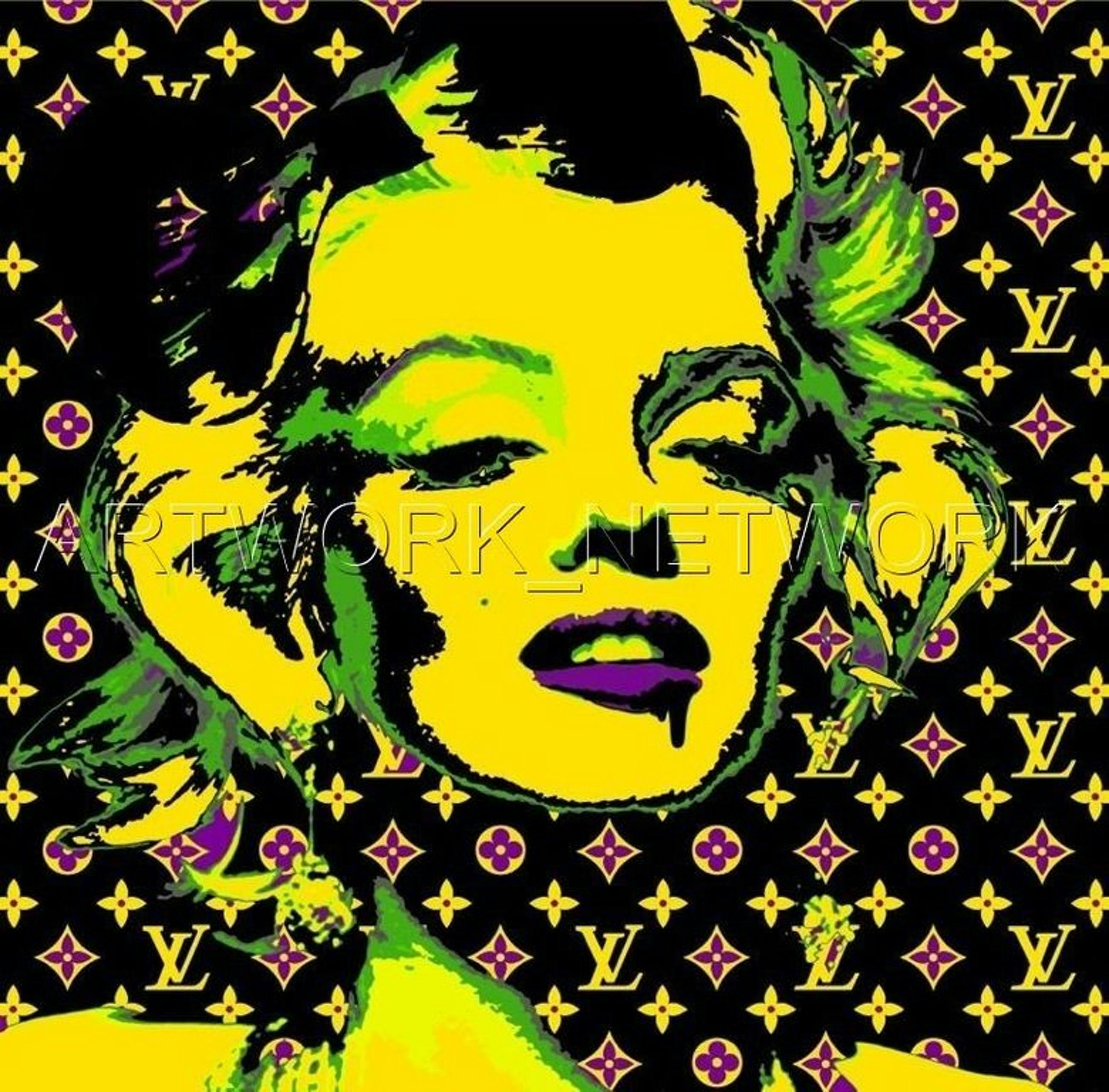 Large Print Painting "Monroe Pop Y" Signed Numbered A/P or 1 to 100 with COA kopen? Bied vanaf 1!