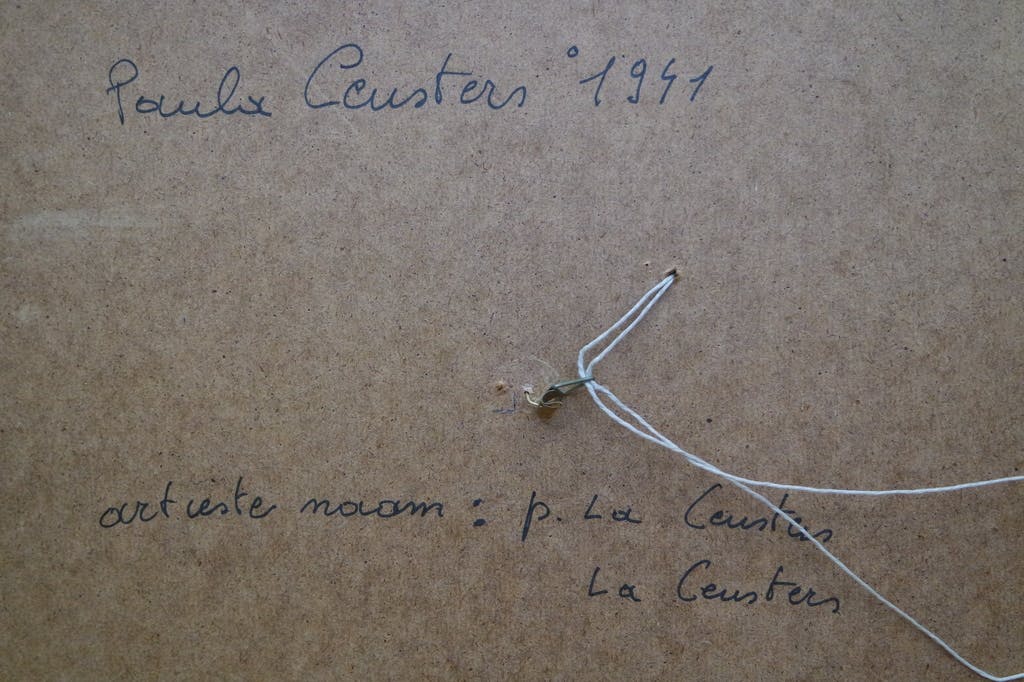 Paula CEUSTERS (Geel (België), 1941) - houtskool tekening - zittend naakt kopen? Bied vanaf 95!
