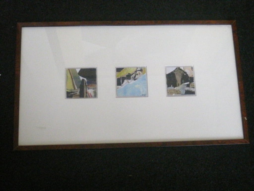 Bea Farenhorst (1948-) 3 originele miniatuur collages gesigneerd BF 1995  kopen? Bied vanaf 1!
