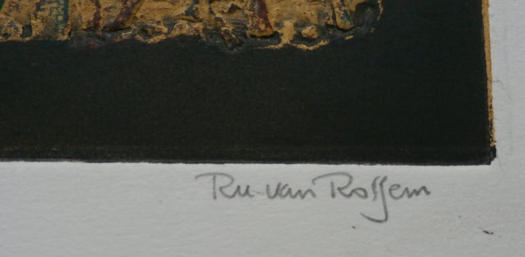 Ru van rossem - kleurenets met relief: Souvenir van Rome I kopen? Bied vanaf 100!