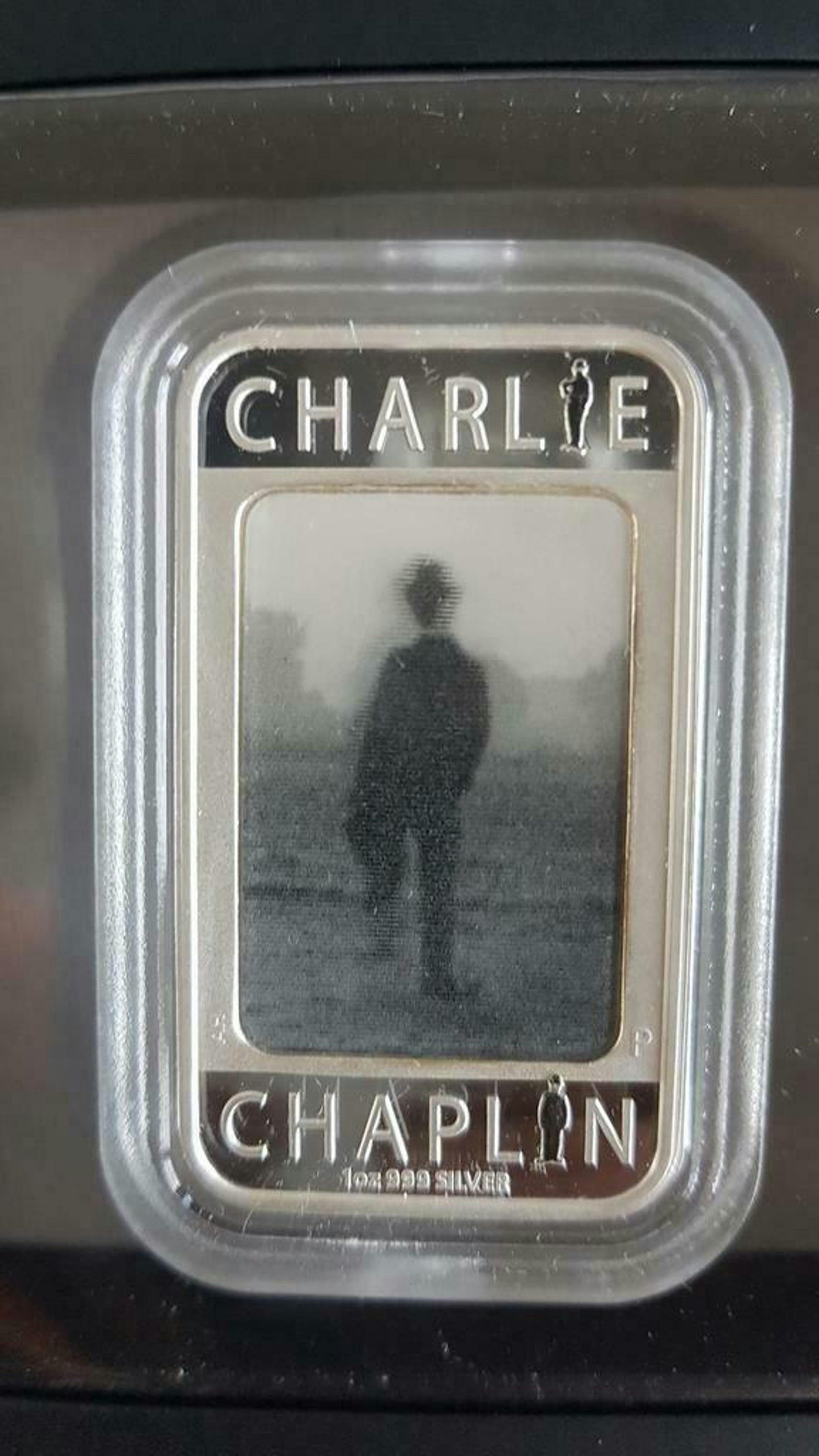 Charlie Chaplin 100 YEARS OF LAUGHTER 1 oz .999 Silver Lenticular Coin Bar kopen? Bied vanaf 75!