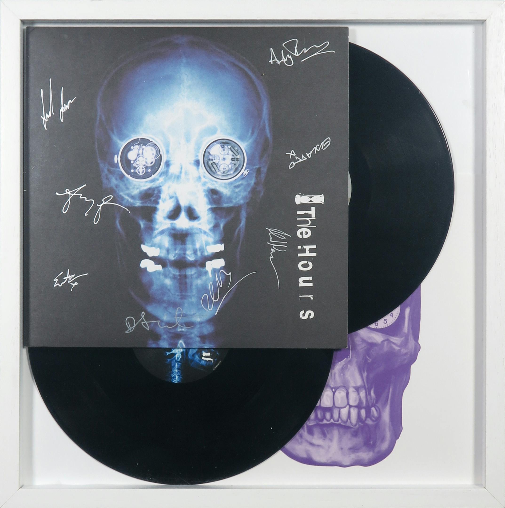 Damien Hirst - Gesigneerde LP-hoes, The Hours album - Ingelijst kopen? Bied vanaf 1!