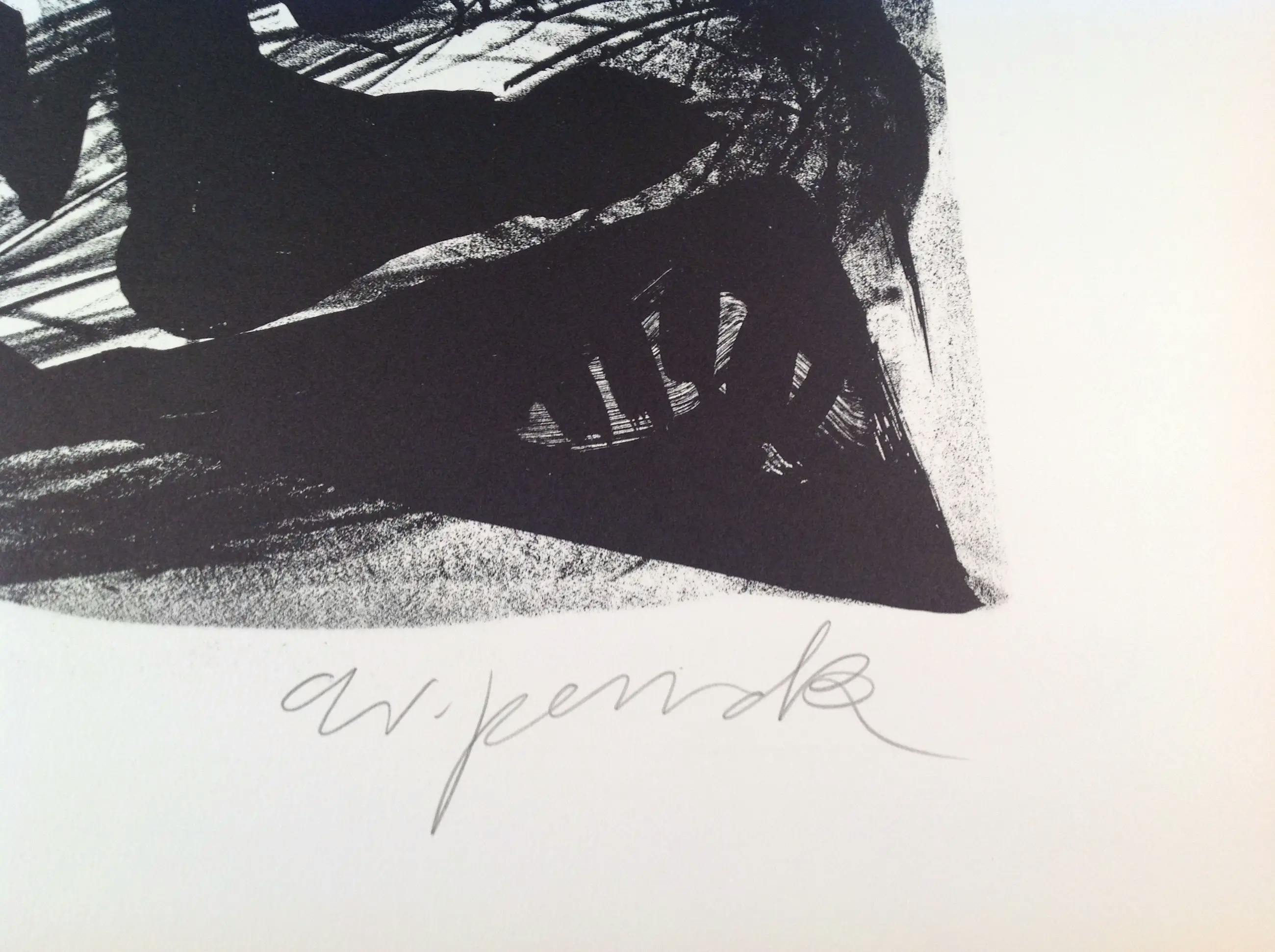 A.R. Penck - o.T., 1994-s/w-Lithografie kopen? Bied vanaf 750!