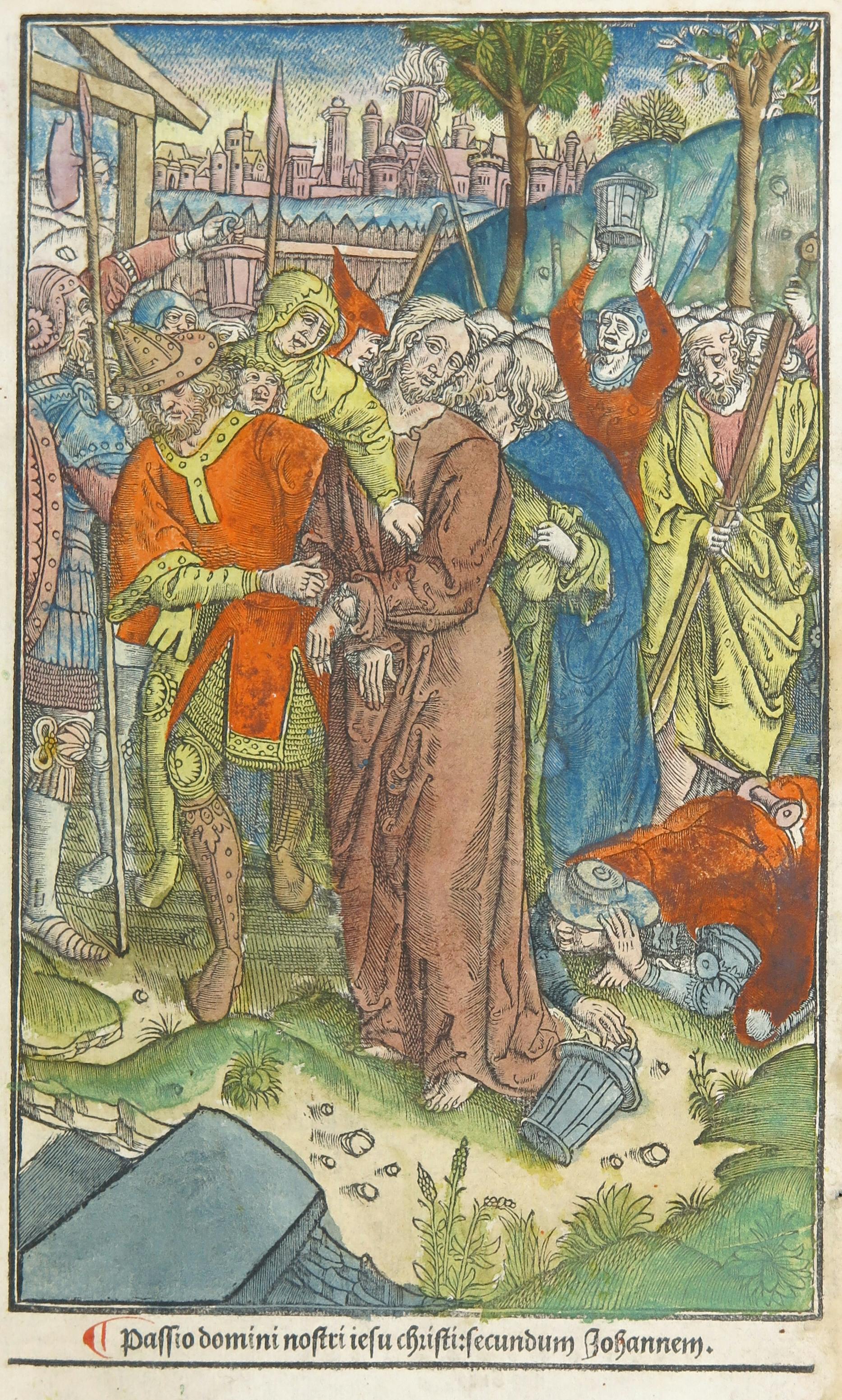 15e eeuws - Wiegedruk en houtsnede, Passio domini nostri jesu christi secundum joannem kopen? Bied vanaf 100!