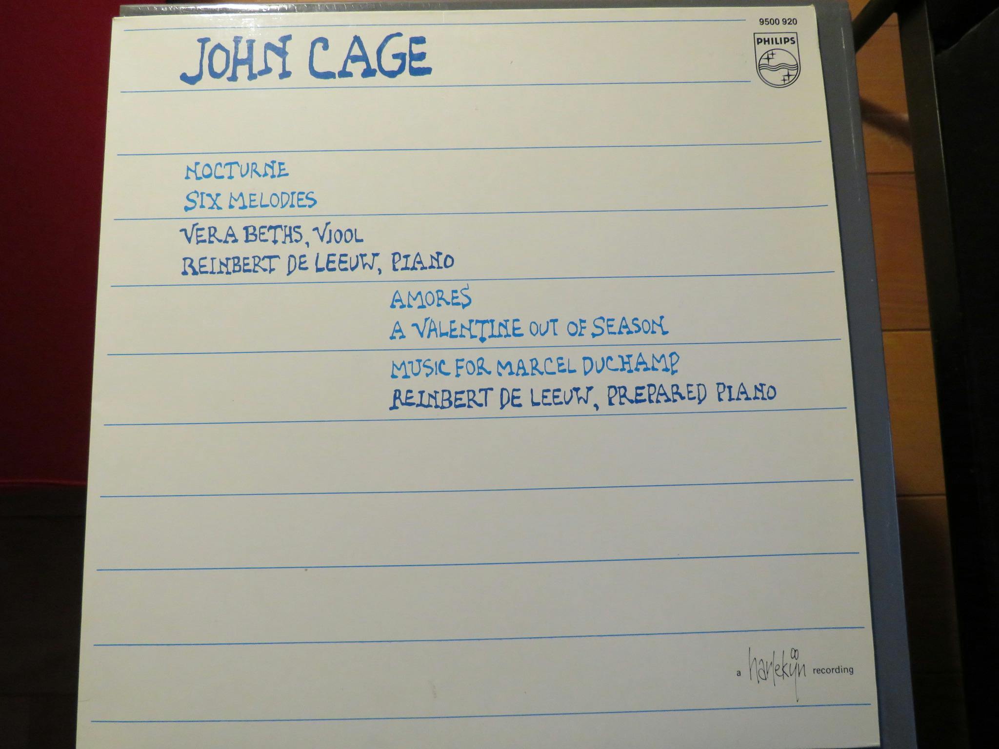 John Cage - Nocturne/Six melodies kopen? Bied vanaf 10!