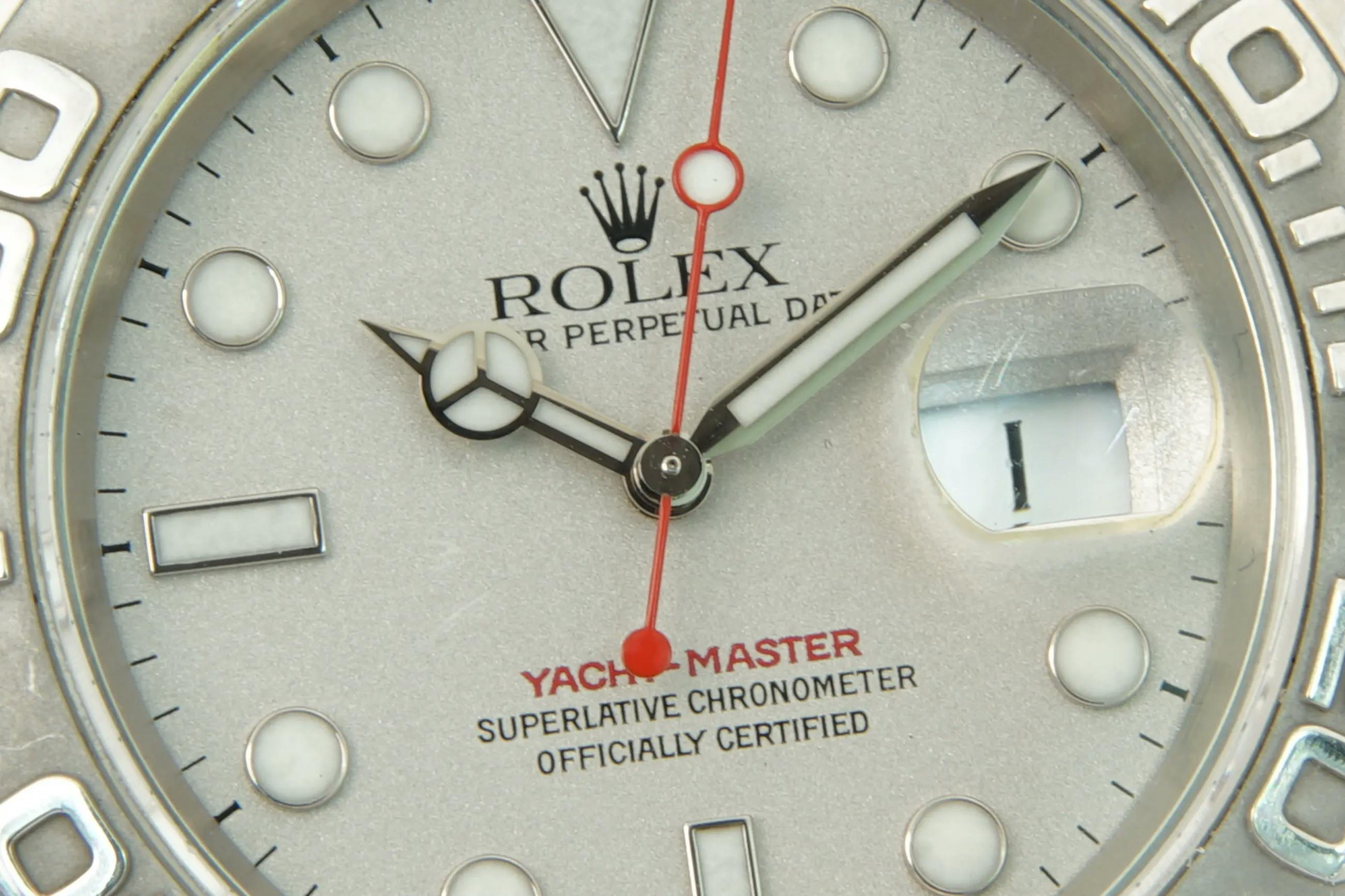 Originele Rolex 16622 Yacht Master Oyster Date - platina Bezel kopen? Bied vanaf 3500!