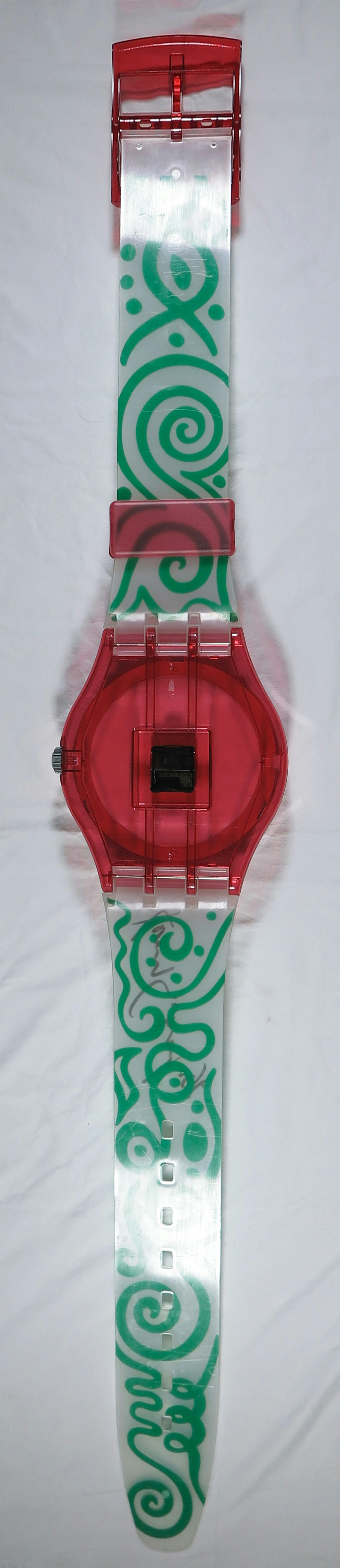 Kenny Scharf - Swatch - MONSTER Time en hand gesigneerd (Groot!) kopen? Bied vanaf 600!